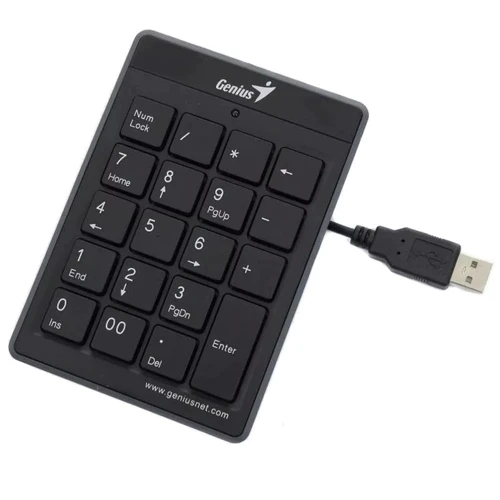 Клавиатура Genius NumPad-110 USB Black (31300016400): Интерфейс подключения USB