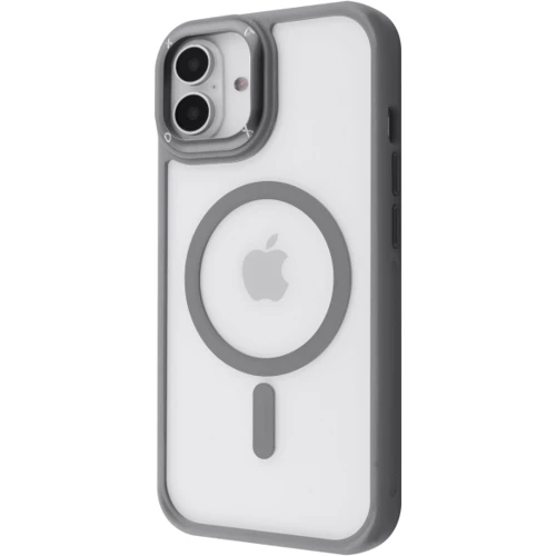 Чехол для iPhone Proove Clear Essence Case with Magnetic Ring Gray for iPhone 16
