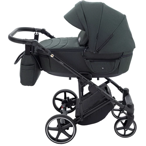 Коляска 2 в 1 Adamex Zico Lux TK-50 темно-зеленый (680774): Возможность установки люльки есть