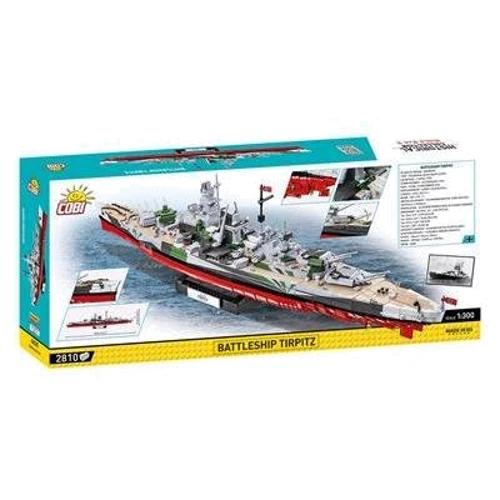 Конструктор Cobi Линкор Тирпиц 2880 деталей (COBI-4839): Количество деталей, шт. 2880