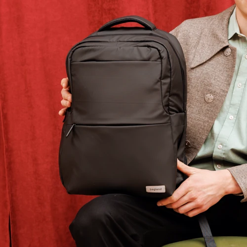Сумка для ноутбука Bagland 15.6" Senior Black (1078519505/0013691): Колір черный