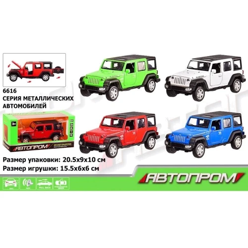 Машина Автопром со световыми и звуковыми эффектами 1:32 (6616): Производитель АВТОПРОМ