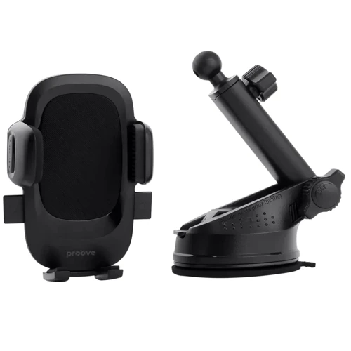 Держатель Proove Car Holder Ellipse Suction Type Black (CHES00000001): Совместимость Для смартфона, Apple