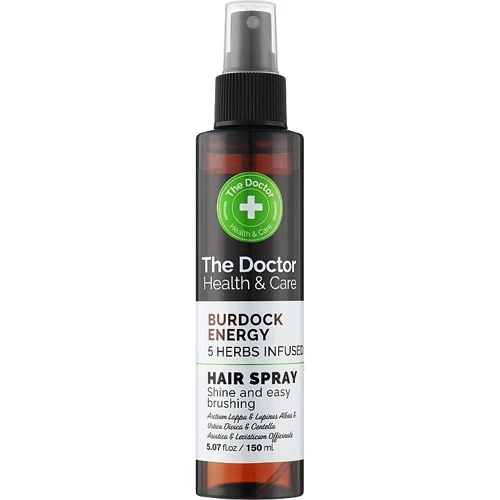 The Doctor Burdock Energy & 5 Herbs Спрей для волосся Реп'яхова сила 150 ml