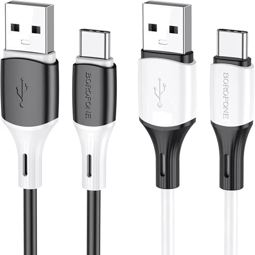 Кабель Borofone USB-C to USB-C 60W 1m White (BX79): Тип USB-C - USB-C