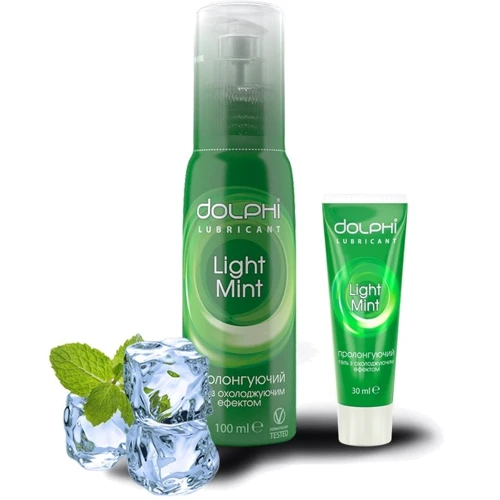 Пролонгирующий гель-смазка DOLPHI Light Mint, 30 мл (DOLPHI GEL 30 LM)