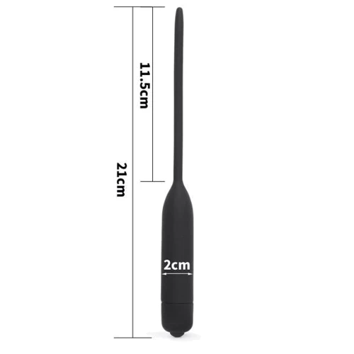 Уретральная вибровставка LOVETOY Silicone Vibrating Urethral Dilator