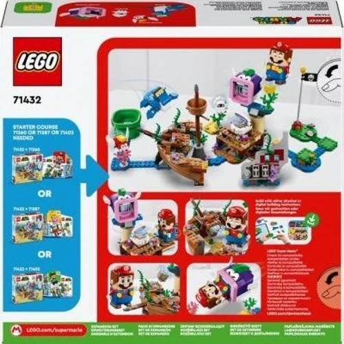 Конструктор LEGO Super Mario Приключения Dorrie на затонувшем корабле. Дополнительный набор (71432) фото 7