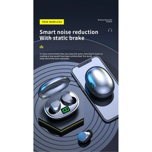 TWS Wireless Bluetooth Earbuds K20 Black: Производитель Noname