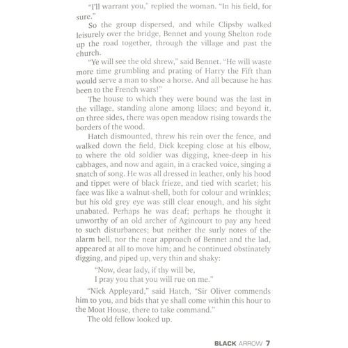 Robert Louis Stevenson: The Black Arrow: Количество страниц 272