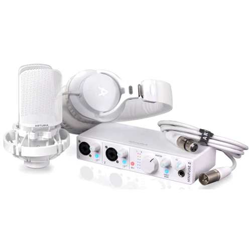 Набор для звукозаписи Arturia MiniFuse Recording Pack (White): Тип Внешние