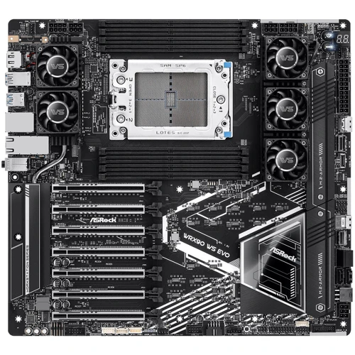 ASRock WRX90 WS EVO: Оперативная память 8XDDR5-SDRAM / 7600 MHz / 2 ТБ