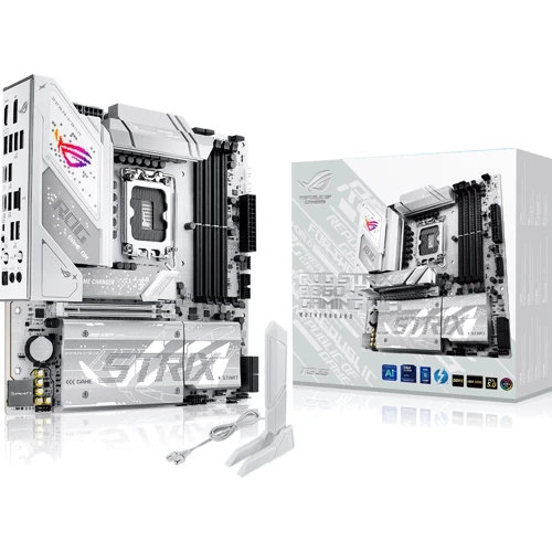 ASUS ROG STRIX B860-G GAMING WIFI UA: Додатково Поддержка RAID, Адаптер Wi-Fi, Поддержка UEFI, Радиатор на VRM