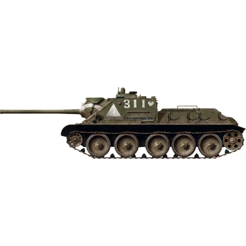 Сборная модель MiniArt Советская САУ СУ-85 образца 1944 г., ранних выпусков набор с полным интерьером (MA35204) фото 7