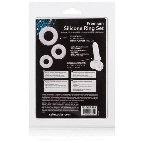 Набор эрекционных колец Premium Silicone Ring Set