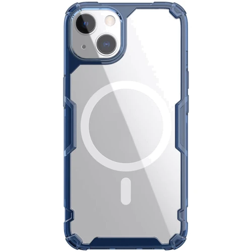 Чехол для iPhone Nillkin Nature Pro Magnetic Blue/Clear for iPhone 15