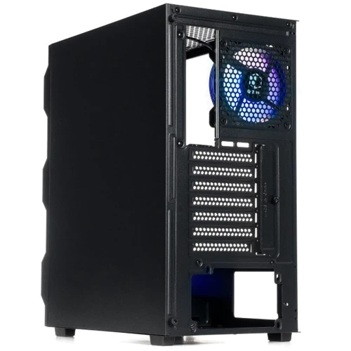 Корпус QUBE CORSAIR ARGB Black (CORSAIR_FMNU3): Матеріал передній панелі сталь и пластик