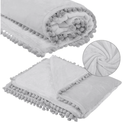 Плед Springos Extra Soft 200x220 см серый (HA7086): Производитель Springos