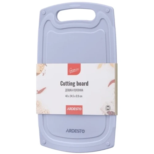 Разделочная доска Ardesto Gemini 40х24.5х0.9 см серая (AR1440GR)