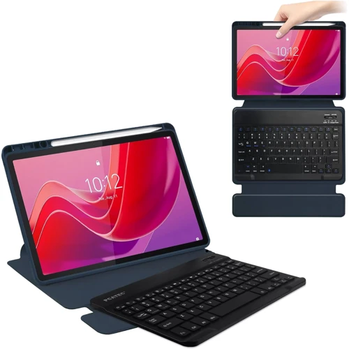 Аксессуар для планшетных ПК BeCover Case Rotatable Smart Keyboard Deep Blue for Lenovo Tab M11 TB-TB330FU/Xiaoxin Pad 11 2024 (711075): Цвет синий