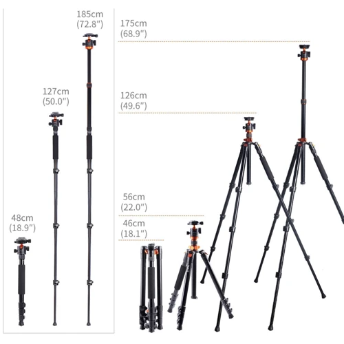 K&F Concept K254A3+BH-28L (KF09.089V1): Вес 1.83 кг