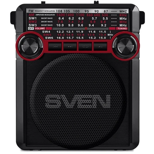 Акустика SVEN SRP-355 Red: Тип портативная