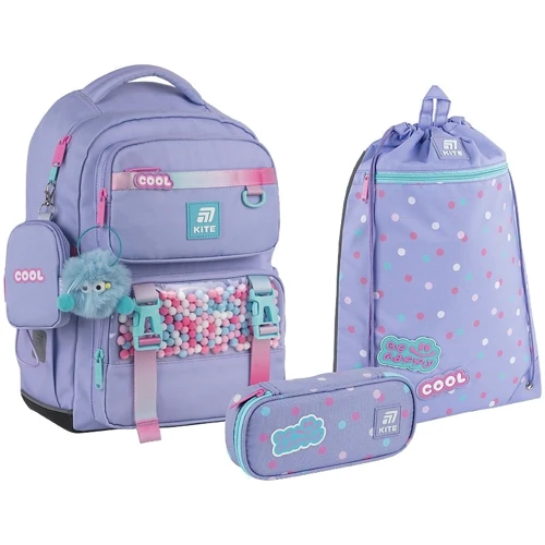 Набор Kite рюкзак + пенал + сумка для обуви 1022 Cool (SET_K25-1022M-1)