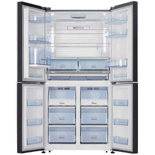 Холодильник Side-by-Side Hisense RQ-81WC4SHB/CTA1: Розміри ВxШxГ, см 91.2 x 181 x 78 см