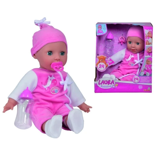 Интерактивный пупс Simba Toys Лаура Детский лепет с аксессуарами (5140488): Высота, см 38