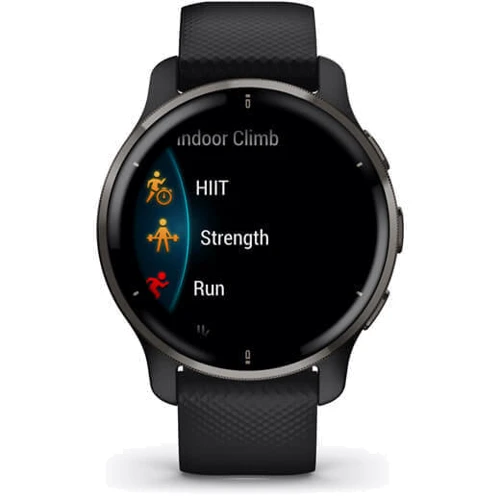 Смарт-часы Garmin Venu 2 Plus Slate Stainless Steel Bezel with Black Case and Silicone Band (010-02496-11): Совместимые ОС Android / iOS