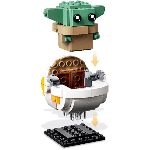 LEGO Brick Headz Мандалорец і малюк (75317) фото 4