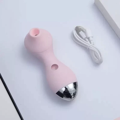 Вакуумный вибратор KisToy Polly Pink