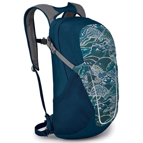 Рюкзак туристический Osprey Daylite 13 Tectonic Print Blue - O/S - синий