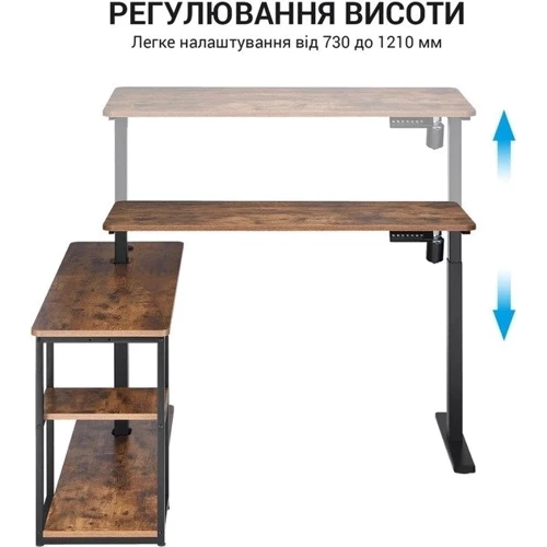 Компьютерный стол OfficePro с электрорегулировкой высоты ODE119WB фото 11