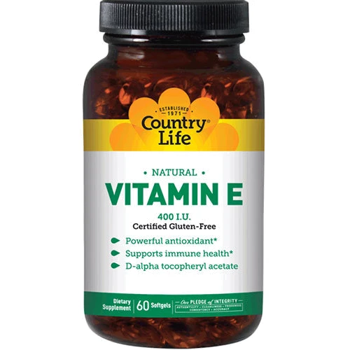 Country Life Vitamin E Витамин E 60 мягких капсул