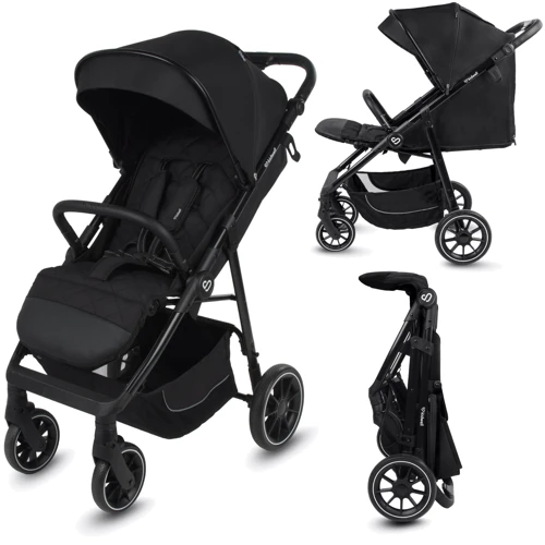 Прогулянкова коляска Kidwell ENZO Black (Hnrt_4910)