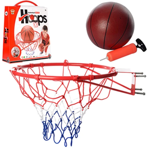 Баскетбольное кольцо Hoops Basketball set 45 см (металл) (M 2654): Рекомендуемый возраст от 6 лет и старше