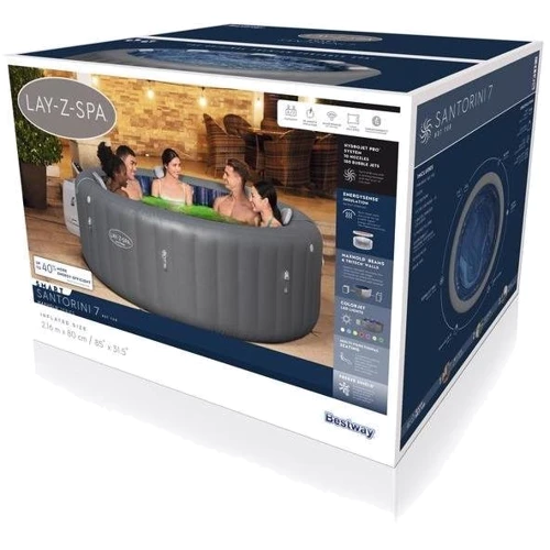 Баcсейн-джакузи Bestway круглый 216х80 см (6001T) фото 2