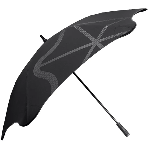 Противоштормовой зонт-трость мужской механический Blunt черный (Bl-golf2-charcoal): Механизм Механический