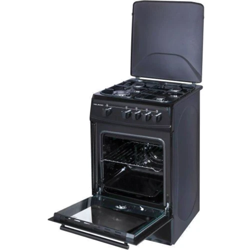 Газова плита Milano ML50 G1/01 Black: Тип варильної поверхні газовая