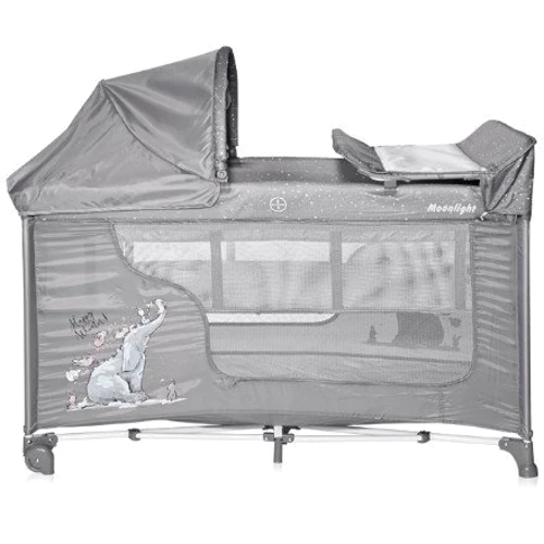 Манеж Lorelli MOONLIGHT 2L ROCKER (grey fun)