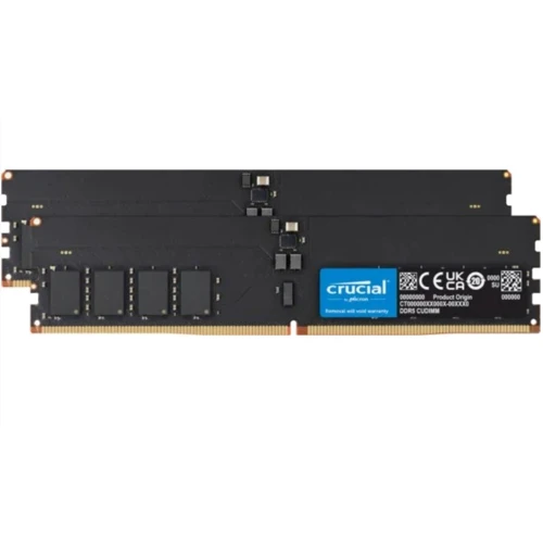 

Crucial 32GB Kit (16GBx2) DDR5-6400 Cudimm (CT2K16G64C52CU5)