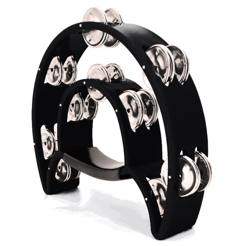 Тамбурин MAXTONE 818 Dual Power Tambourine (Black)