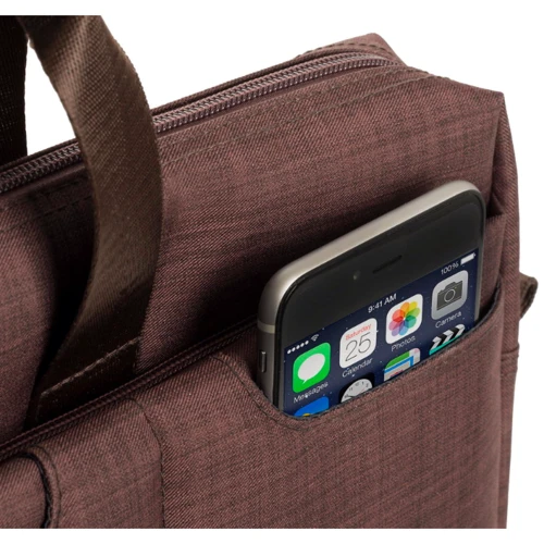 Сумка для ноутбуков RivaCase 15.6" Brown (8335): Материал полиэстер