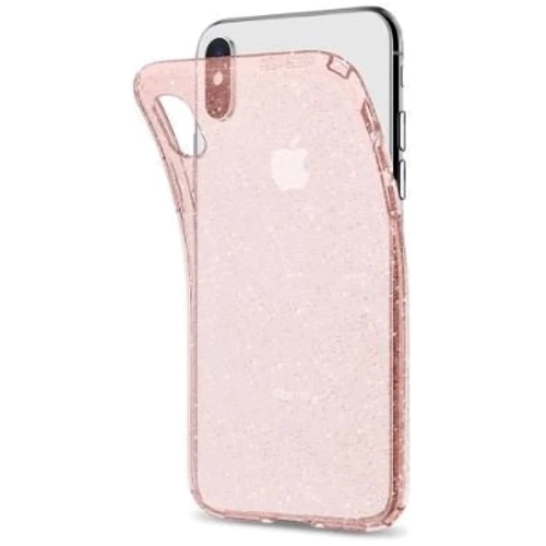 Чехол для iPhone Spigen Liquid Crystal Glitter Rose Quartz (063CS25112) for iPhone Xs: Материалы силикон