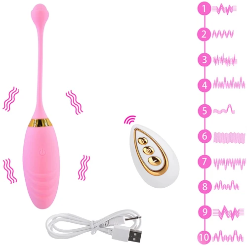 Виброяйцо с пультом NDS B21-3 Light Pink (23749)
