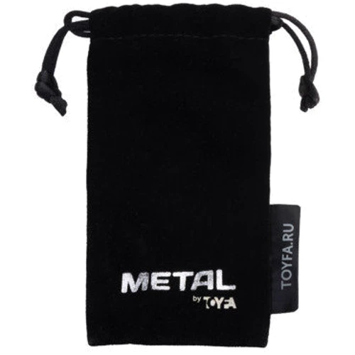 Анальная пробка с кристаллом Metal By Toyfa Gold anal plug