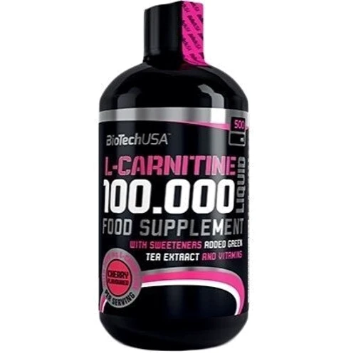 Жиросжигатель BioTechUSA L-Carnitine 100.000 Liquid 500 ml /50 servings/ Apple: Пол Унисекс