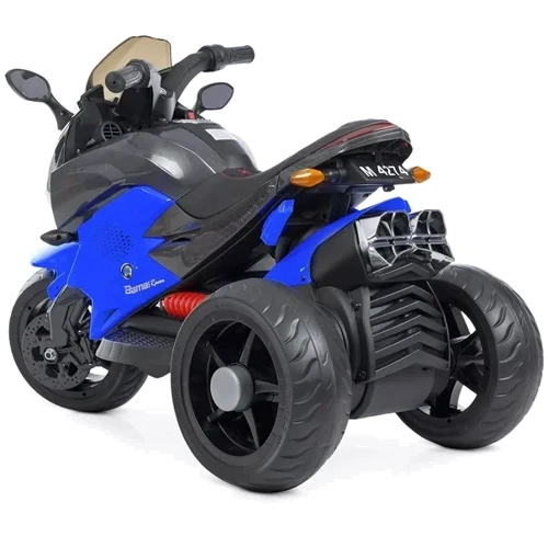 Детский электромотоцикл 3 колесный Bambi Racer синий (M 4274EL-4): Максимальная нагрузка, кг 25