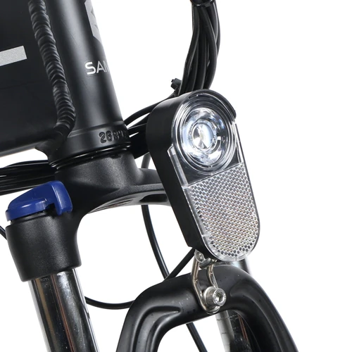 Электровелосипед SAMEBIKE LO26-II (500 Вт, 10 А/ч, 48 В ), колеса 26", черный: Особенности Складной, С рулем, С сиденьем, С большим запасом хода, Бортовой компьютер